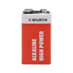 Bateria alkaiczna 9V 6LR61 6AM6 Wurth